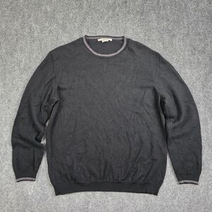 Ermenegildo Zegna Wool Sweater Men S / M Black Striped Italy